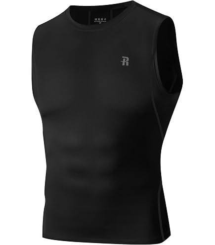 Amazon.com: TopTie Men's Sleeveless Compression Shirt, Sports Base